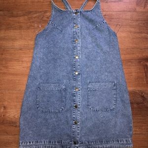 Denim Button Up Dress